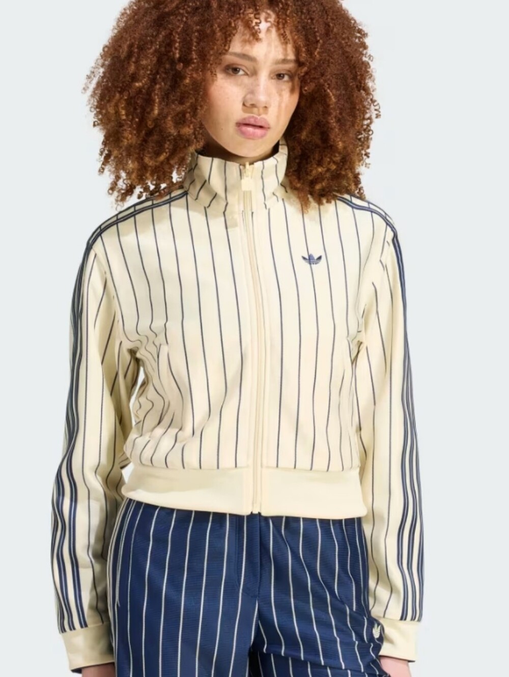 NWT ADIDAS PINSTRIPE REVERSIBLE JACKET